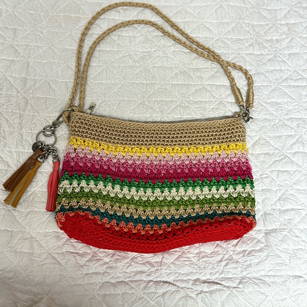 The Sak Multicolor Crochet Crossbody Bag